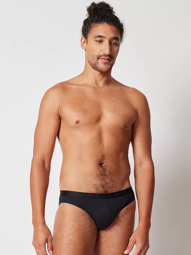 SKINY | Slip 2-er Pkg. black  | schwarz