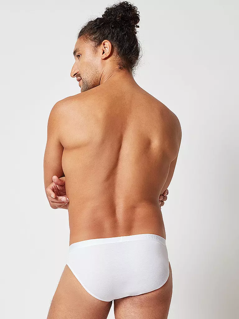 SKINY | Slip 2-er Pkg. white | schwarz