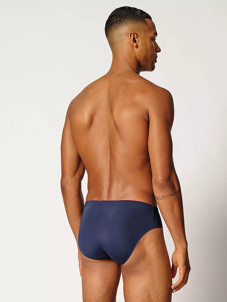 SKINY | Slip 2er Pkg. navyred stripes selection | blau