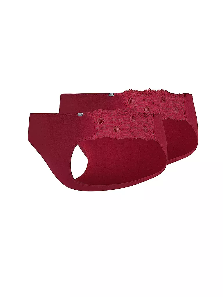 SKINY | Slip EVERY DAY 2er Pkg deep red | rot