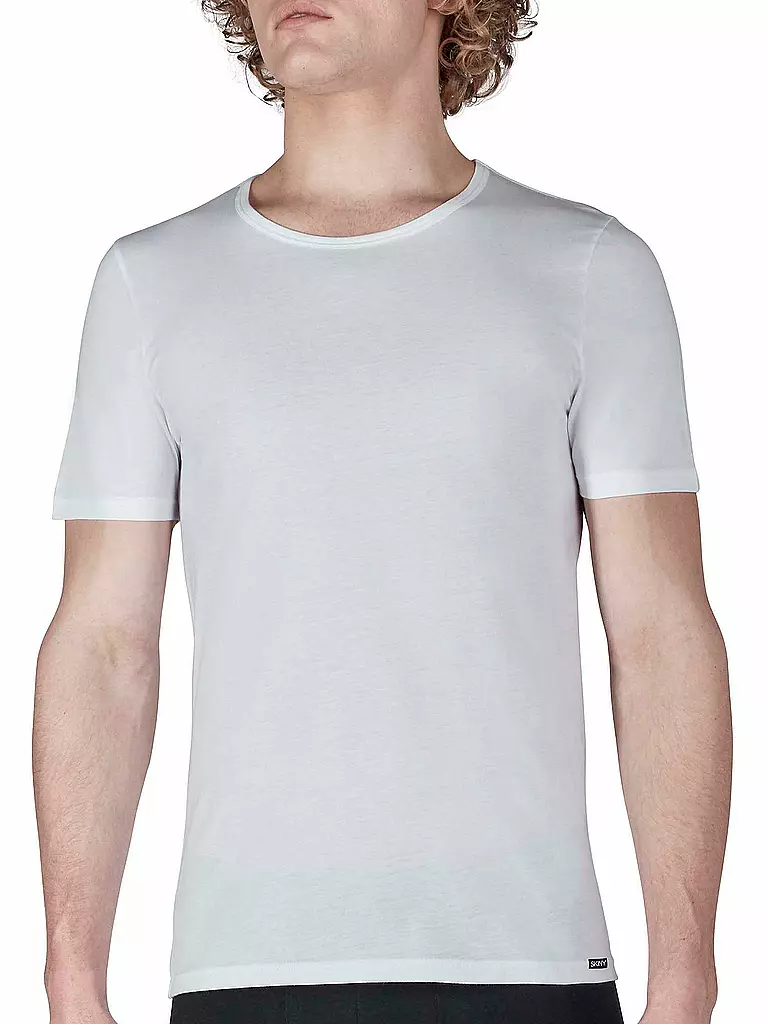 SKINY | T-Shirt 2-er Pkg. (Weiss) | weiss