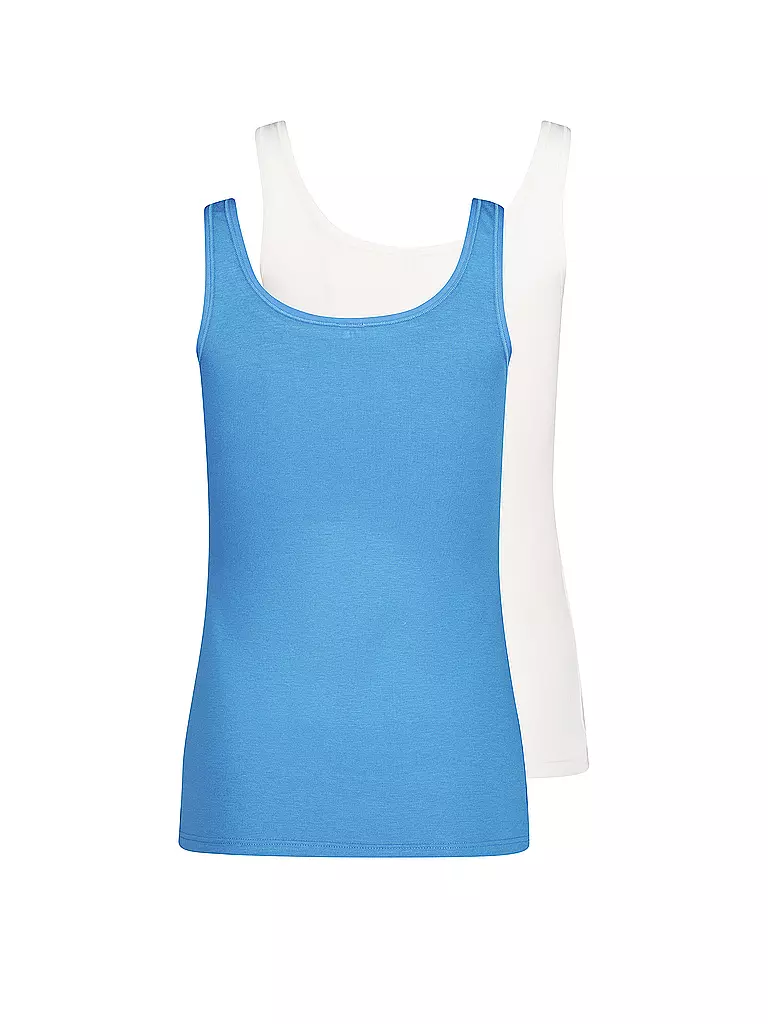 SKINY | Tank Top ADVANTAGE COTTON 2er Pkg federalblue selection | blau