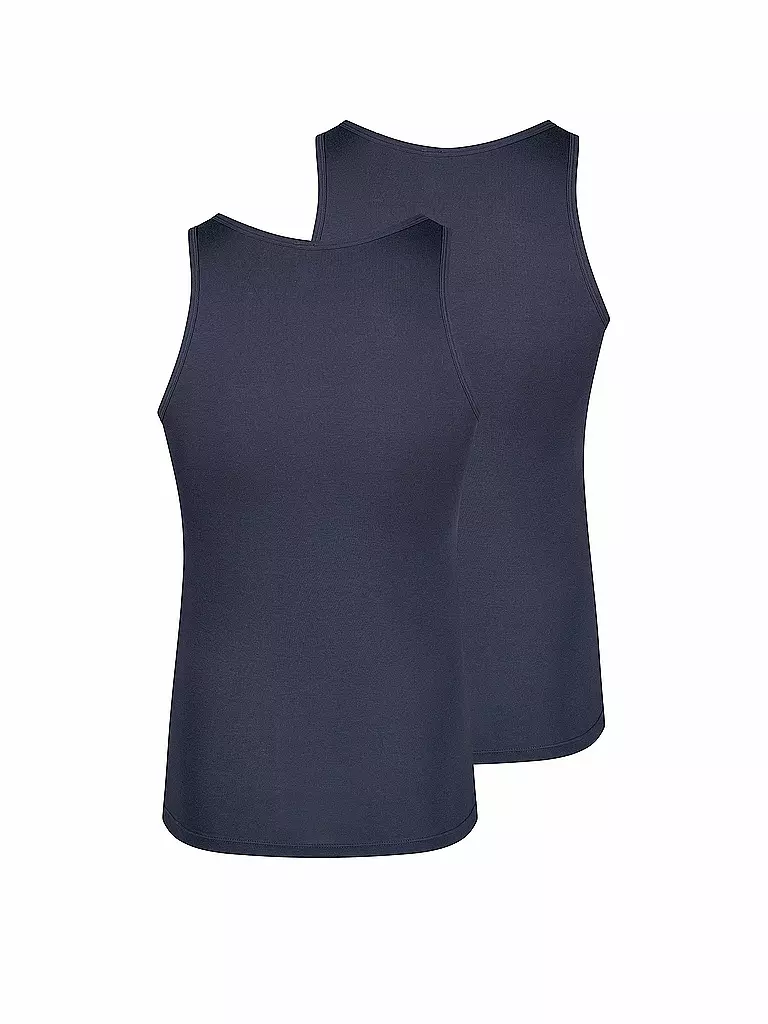 SKINY | Tanktop - Unterhemd 2er Pkg Crown Blue | schwarz