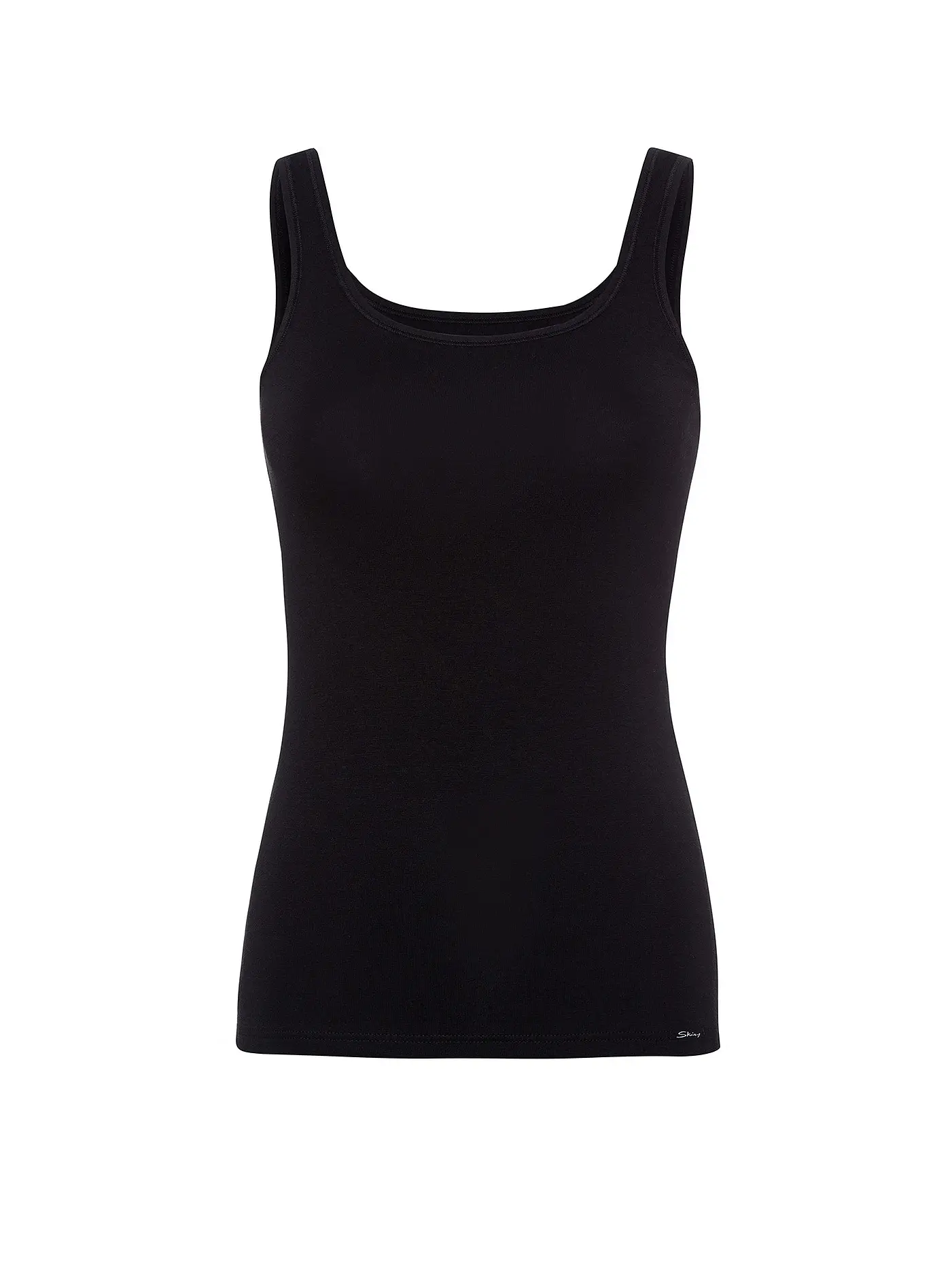 SKINY | Top 2-er Pkg. "Advantage Cotton" (Schwarz) | schwarz