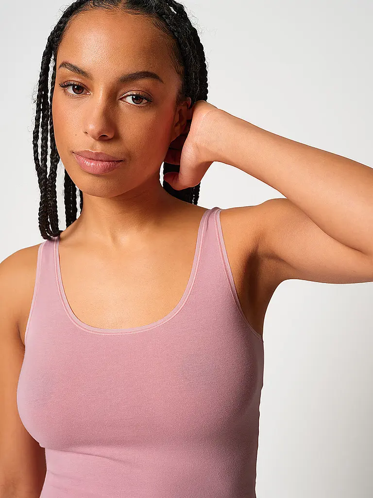 SKINY | Top 2er Pkg. zephyr melange selection | rosa