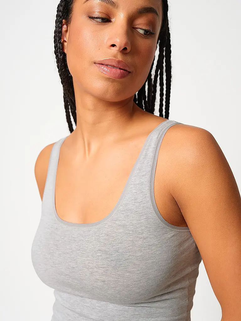 SKINY | Top 2er Pkg. zephyr melange selection | rosa