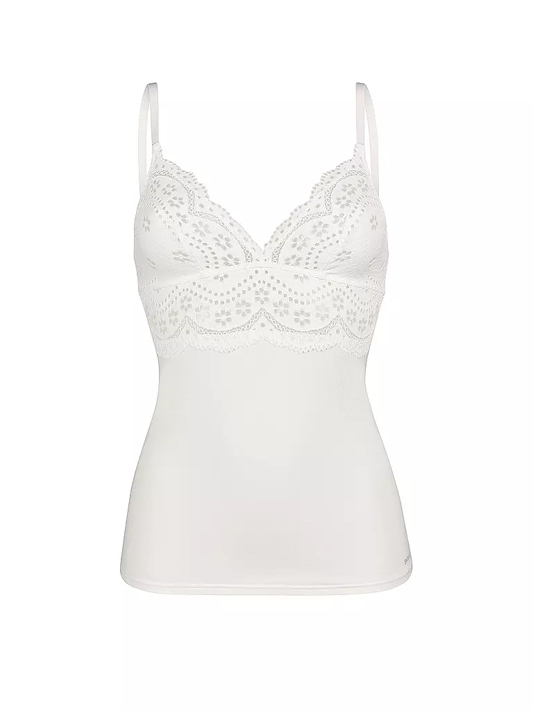 SKINY | Trägertop "Nature Love" (Ivory) | creme