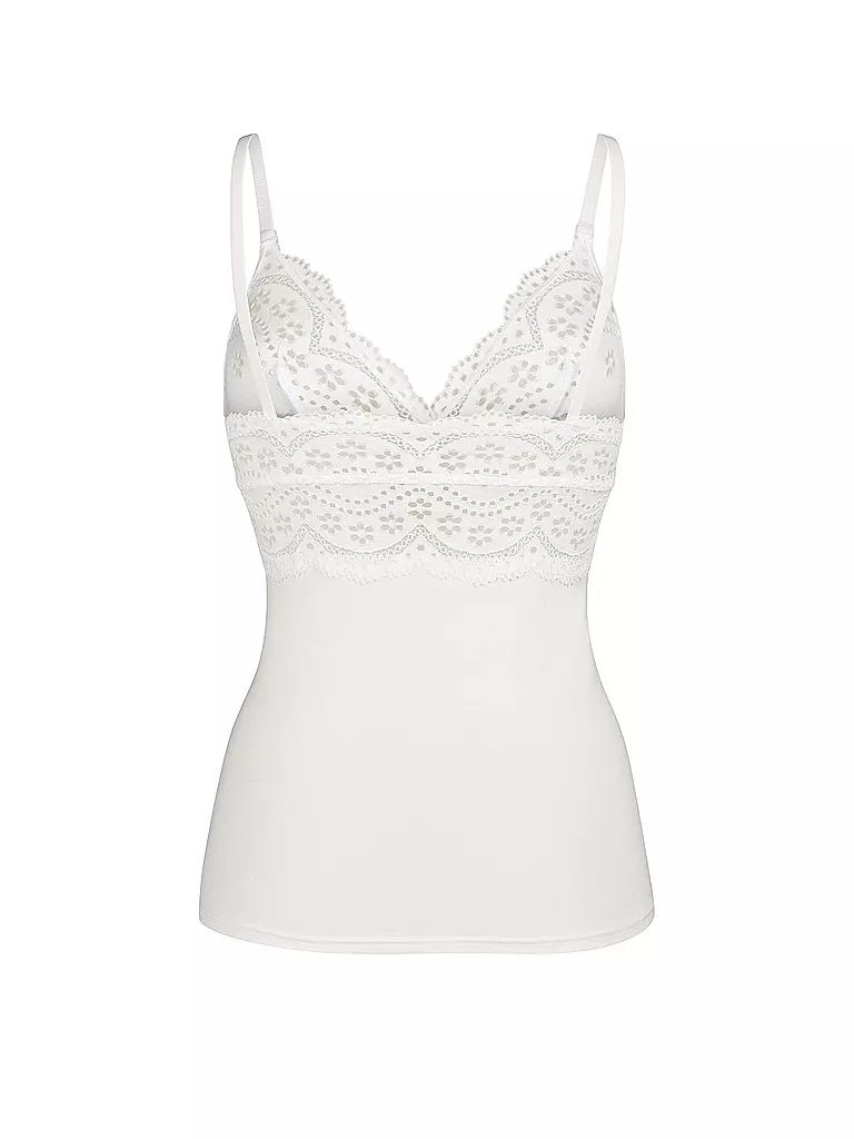 SKINY | Trägertop "Nature Love" (Ivory) | creme