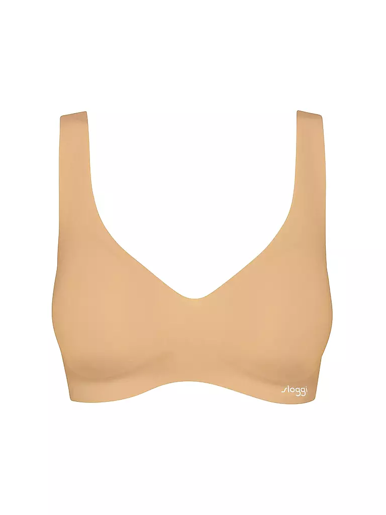 SLOGGI | Bustier - Bralette "Zero Feel" (cognac) | beige