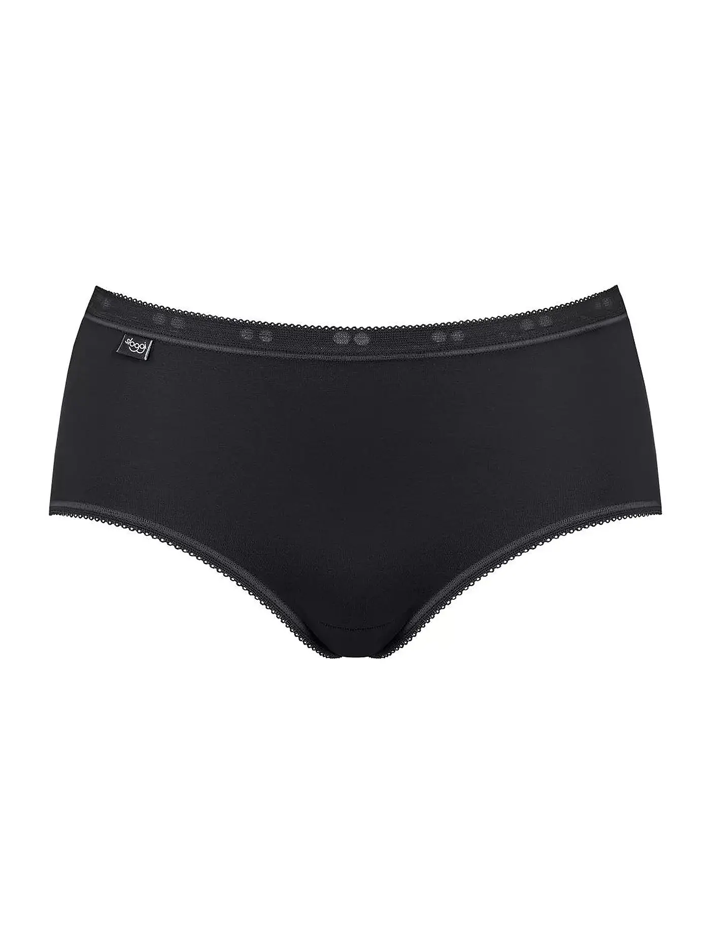 SLOGGI | Midi-Slip "Basic" 4-er (Schwarz) | schwarz