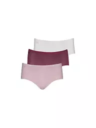 SLOGGI | Pants 3er Pkg multiple colours | dunkelrot