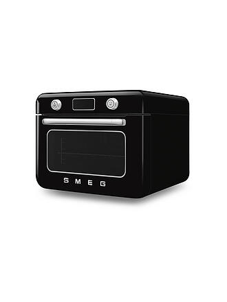 SMEG | Kombi-Tisch Dampfbackofen Schwarz