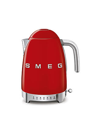 SMEG | Wasserkocher mit variabler Temperaturregelung 50's Style 1,7l Rot 