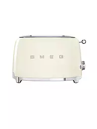 SMEG | 2 Schlitz Toaster 50‘s Retro Style Rot TSF01RDEU | creme