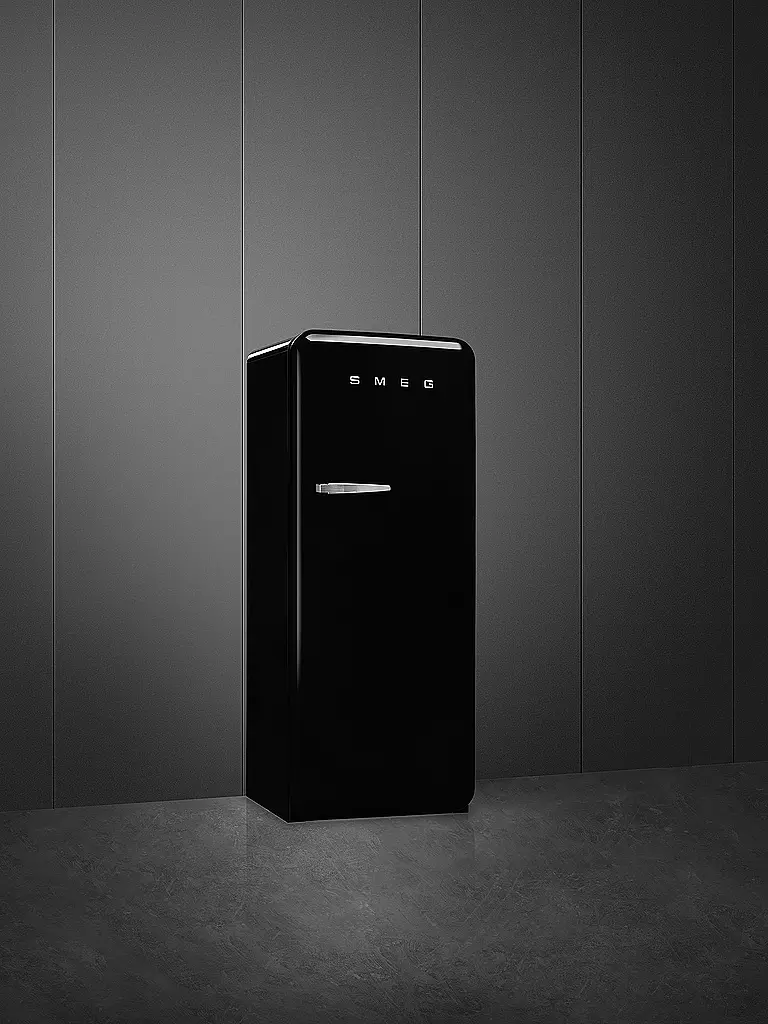 SMEG | 50's Retro Style-Stand-Kühlschrank 60 cm - 4-Sterne Gefrierfach FAB28RNE1 (Schwarz) | schwarz