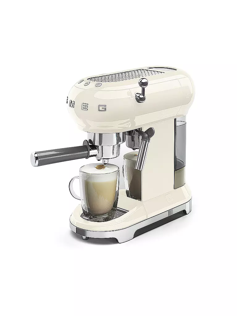 SMEG | Espresso-Kaffeemaschine 50s Retro Style Creme ECF01CREU | creme