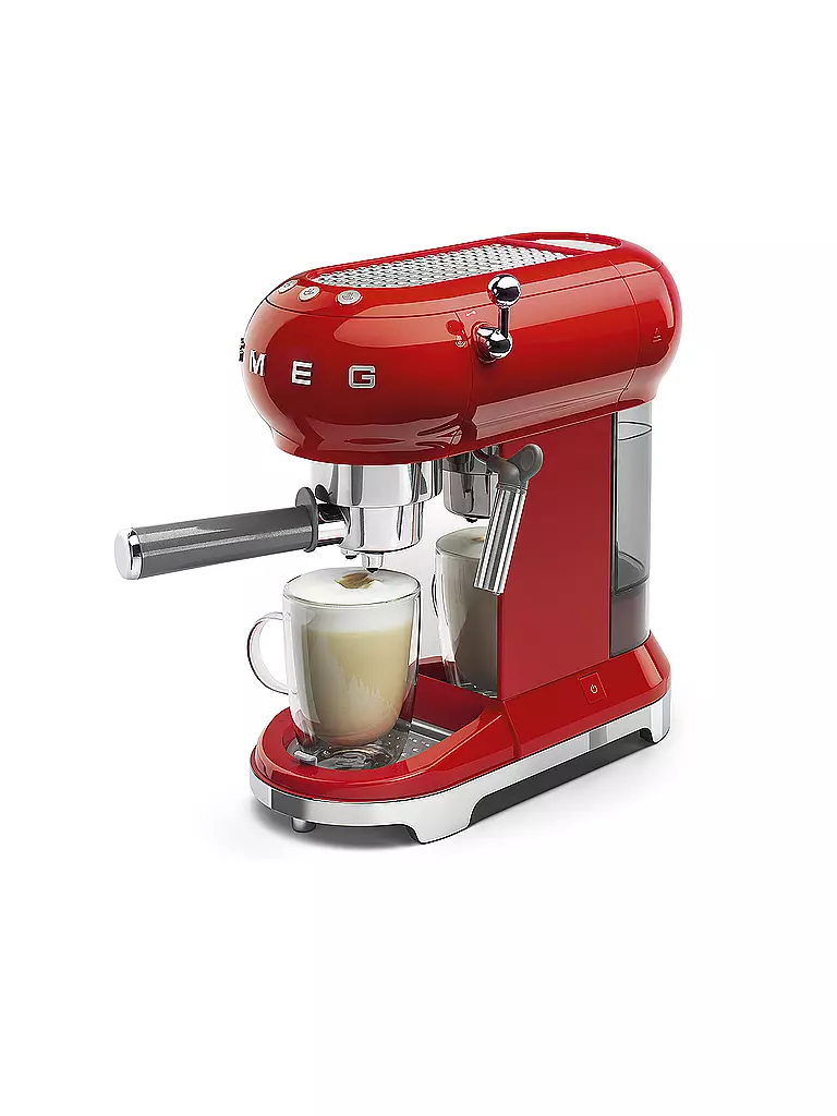 SMEG | Espresso-Kaffeemaschine 50s Retro Style Rot ECF01RDEU | rot