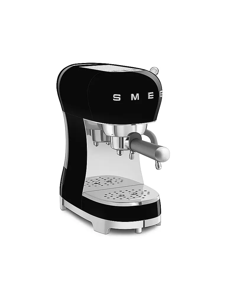 SMEG | Espresso-Kaffeemaschine 50s Retro Style Schwarz ECF02BLEU | hellgrün