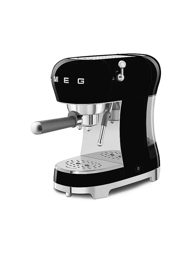 SMEG | Espresso-Kaffeemaschine 50s Retro Style Schwarz ECF02BLEU | schwarz