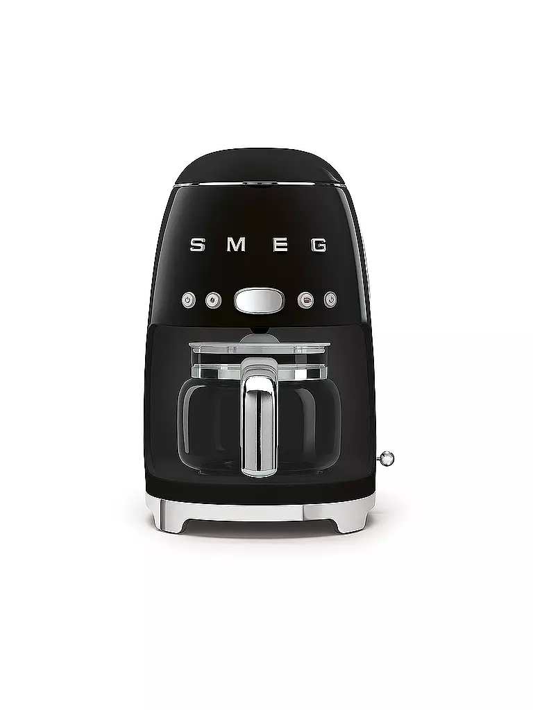 SMEG | Filterkaffeemaschine 50s Retro Style Schwarz DCF02BLEU | schwarz