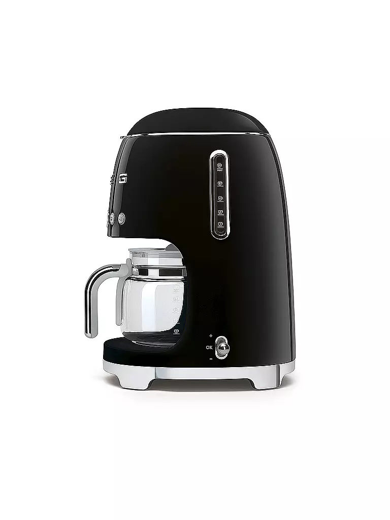 SMEG | Filterkaffeemaschine 50s Retro Style Schwarz DCF02BLEU | schwarz