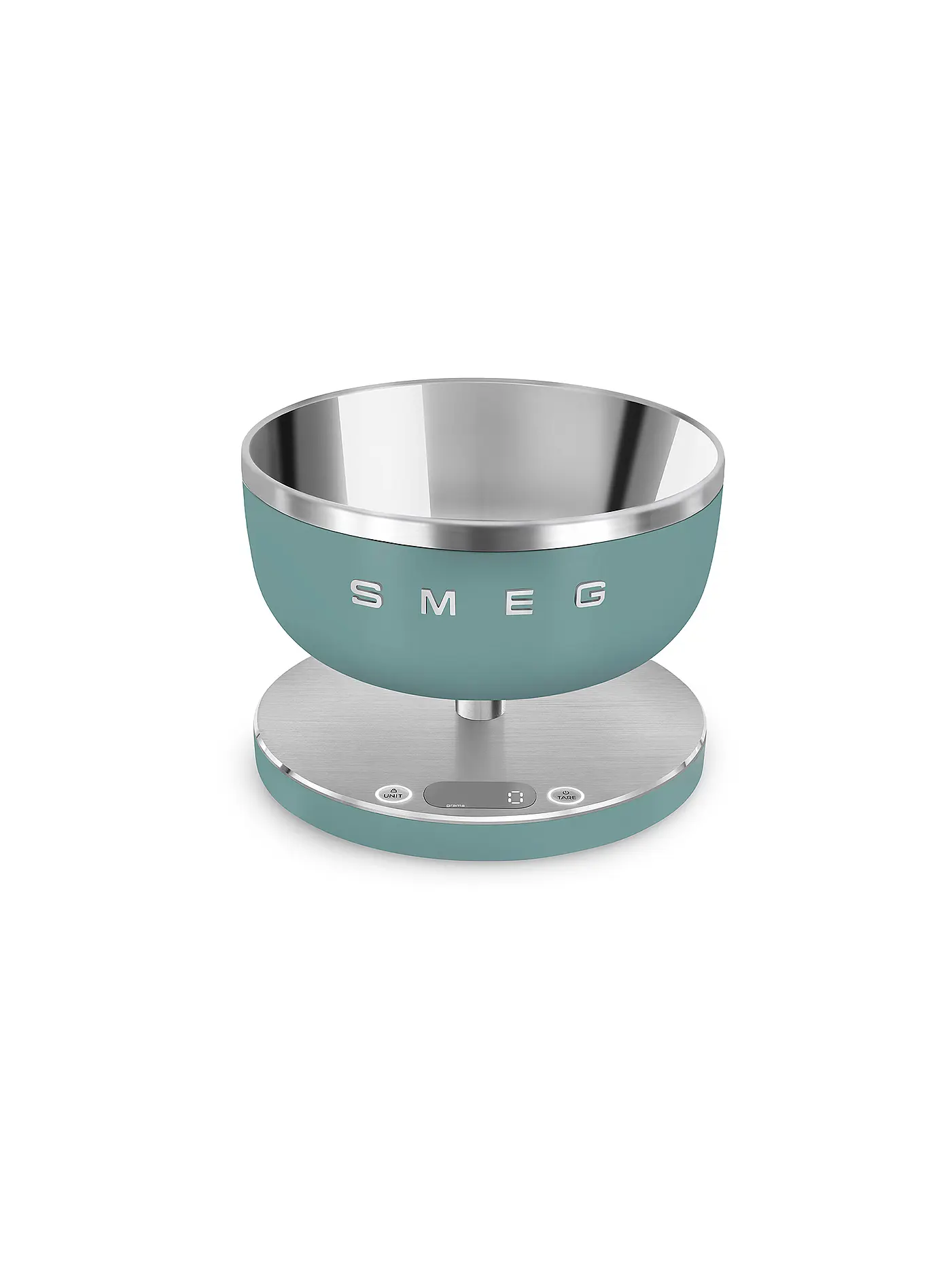SMEG | Küchenwaage 500g Schwarz/Matt | grün