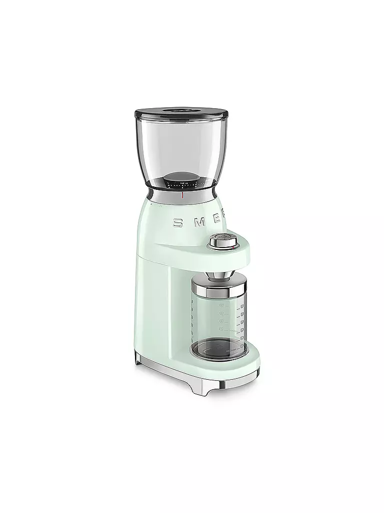 SMEG | Kaffeemühle 50s Retro Style Pastellgrün CGF01PGEU | schwarz
