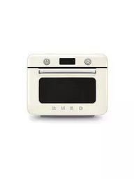 SMEG | Kombi-Tisch Dampfbackofen Pastellblau  | creme