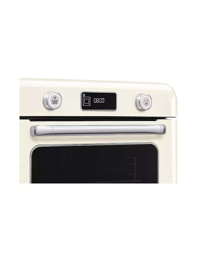 SMEG | Kombi-Tisch Dampfbackofen Creme | hellgrün