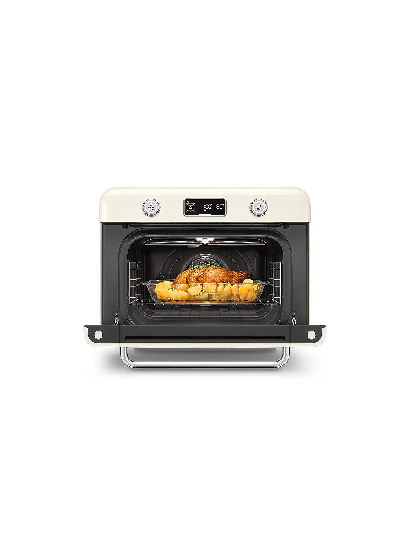 SMEG | Kombi-Tisch Dampfbackofen Creme | creme