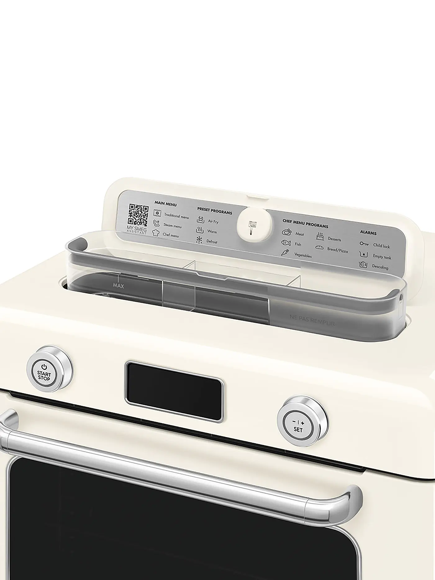SMEG | Kombi-Tisch Dampfbackofen Creme | creme