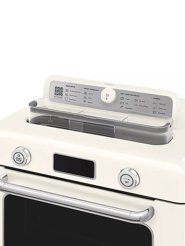 SMEG | Kombi-Tisch Dampfbackofen Creme | hellgrün