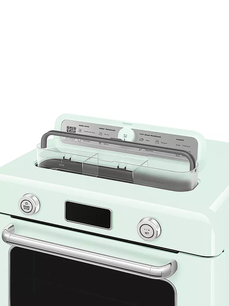 SMEG | Kombi-Tisch Dampfbackofen Pastellgruen | hellblau