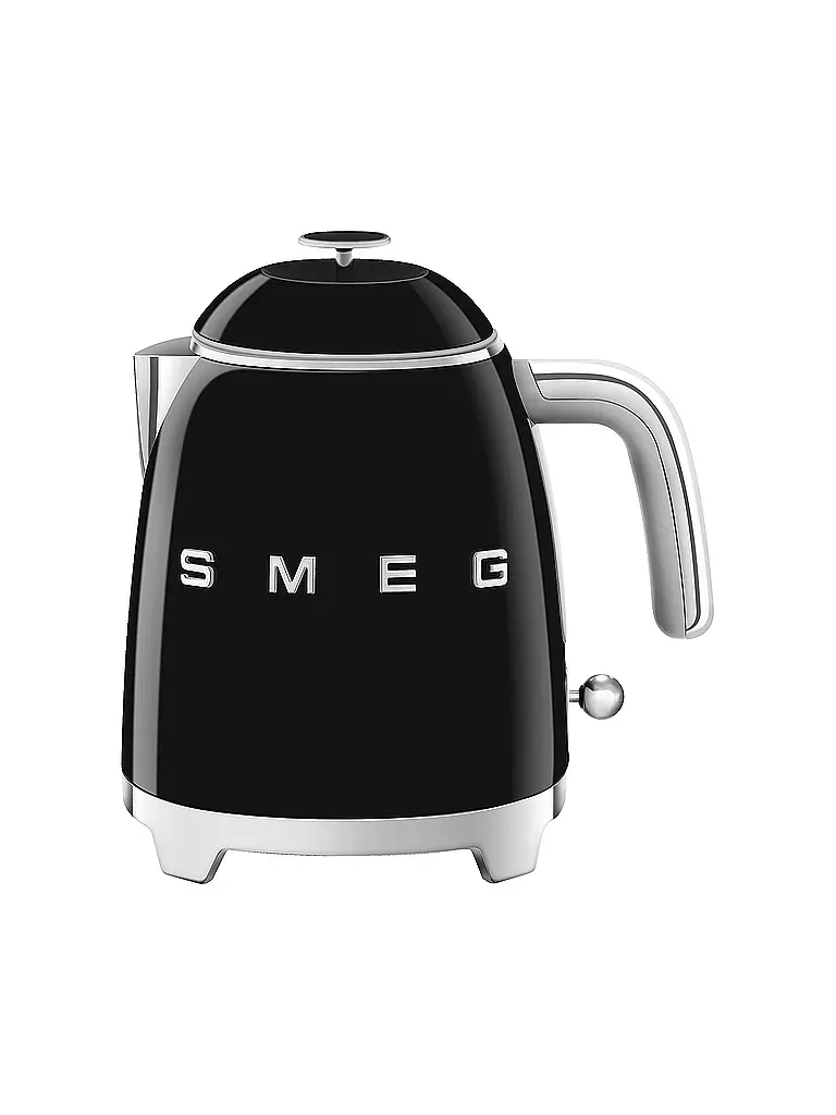 SMEG | Mini-Wasserkocher 0,8l 50s Retro Style Schwarz KLF05BLEU | schwarz