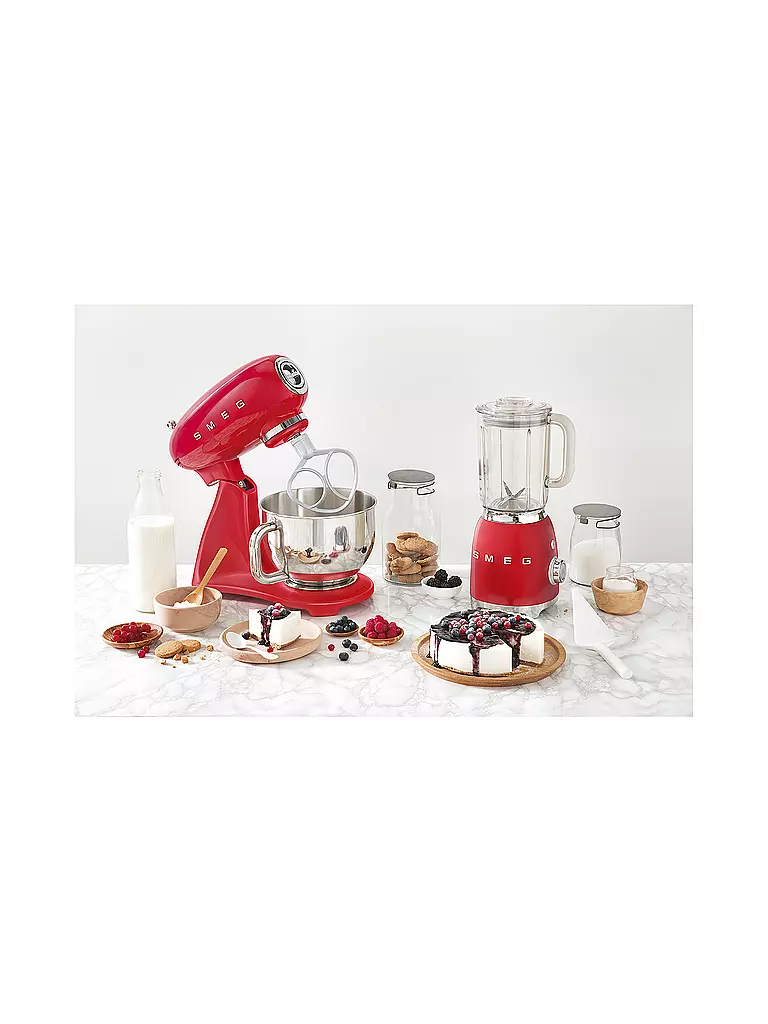 SMEG | Standmixer 50s Retro Style 1,5 L Rot BLF01RDEU | rot