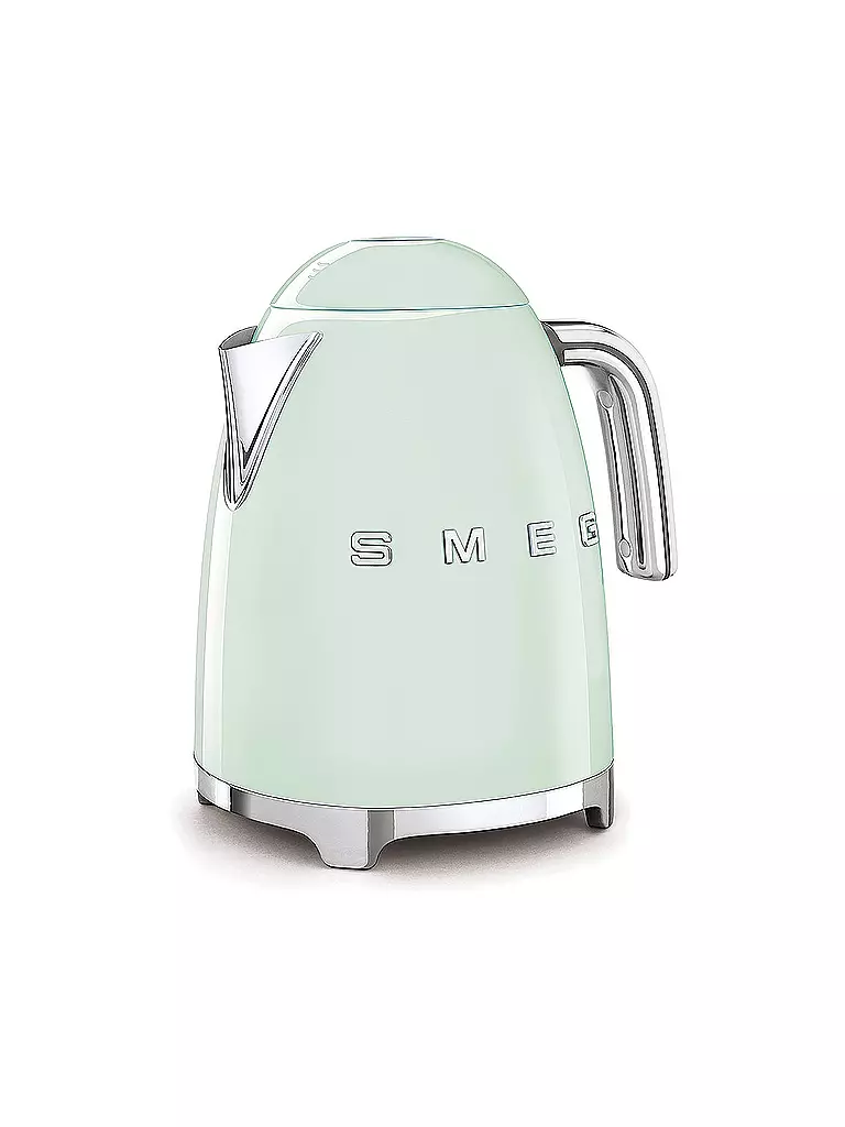 SMEG | Wasserkocher 50s Retro Style 1,7l Pastellgrün KLF03PGEU | schwarz