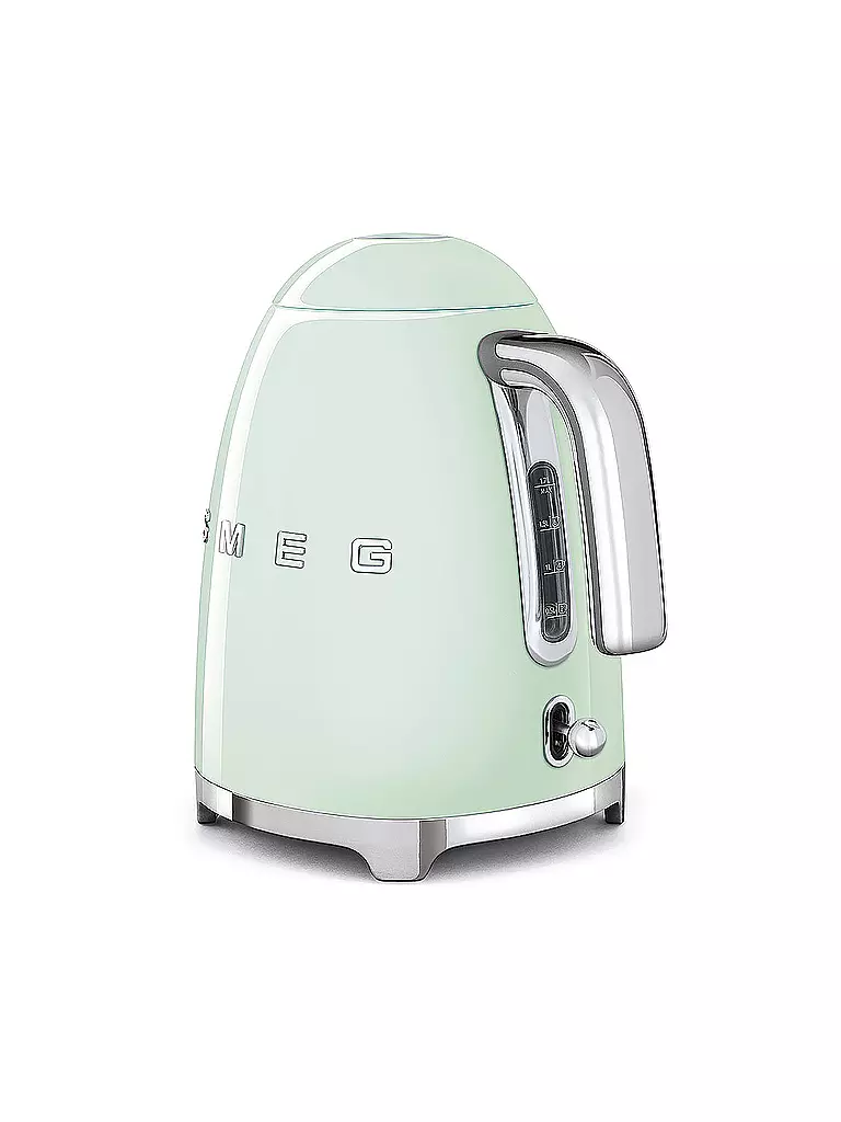 SMEG | Wasserkocher 50s Retro Style 1,7l Pastellgrün KLF03PGEU | schwarz