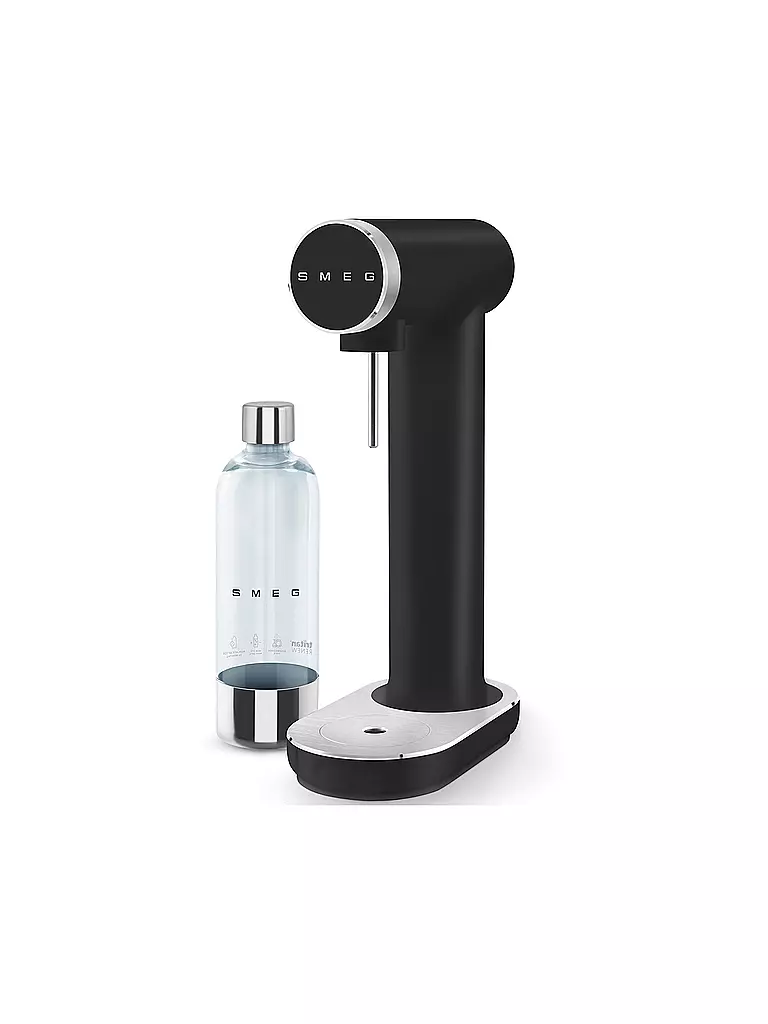 SMEG | Wassersprudler Soda-Stream 1L Schwarz/Matt | schwarz
