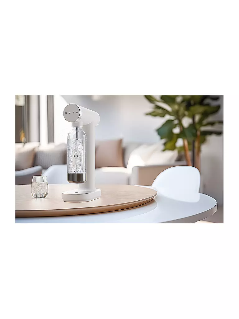 SMEG | Wassersprudler Soda-Stream 1L Weiss/Matt | weiss