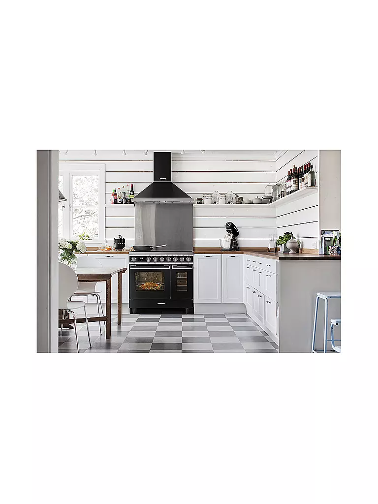 SMEG | Zitruspresse 50s Retro Style Schwarz CJF01BLEU | hellgrün