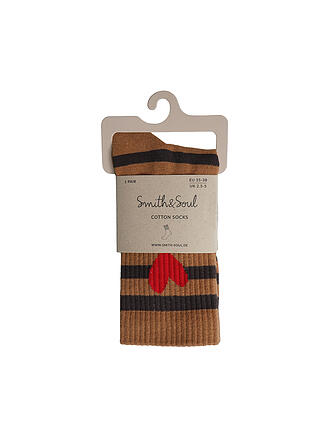 SMITH&SOUL | Socken dark choc print