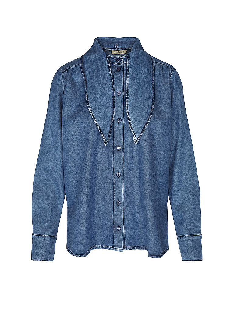 SMITH&SOUL Jeansbluse dunkelblau | L