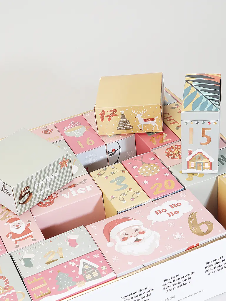 SOCKSWEAR | Socken Adventkalender PREMIUM bunt | 