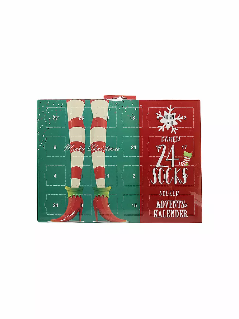 SOCKSWEAR | Socken-Adventkalender (One Size 35-41) | bunt