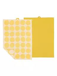SOEDAHL | Geschirrtuch-Set 2tlg BUBBLES Pine Green | gelb