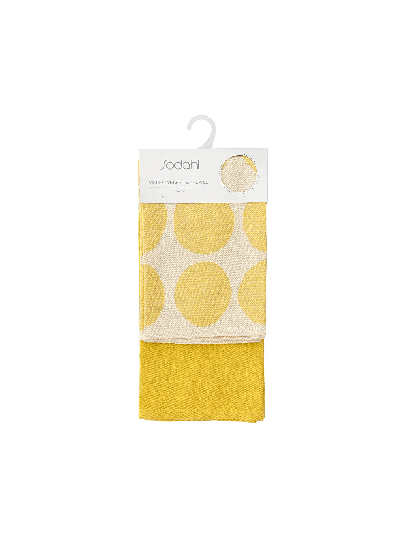 SOEDAHL | Geschirrtuch-Set 2tlg BUBBLES Yellow | gelb