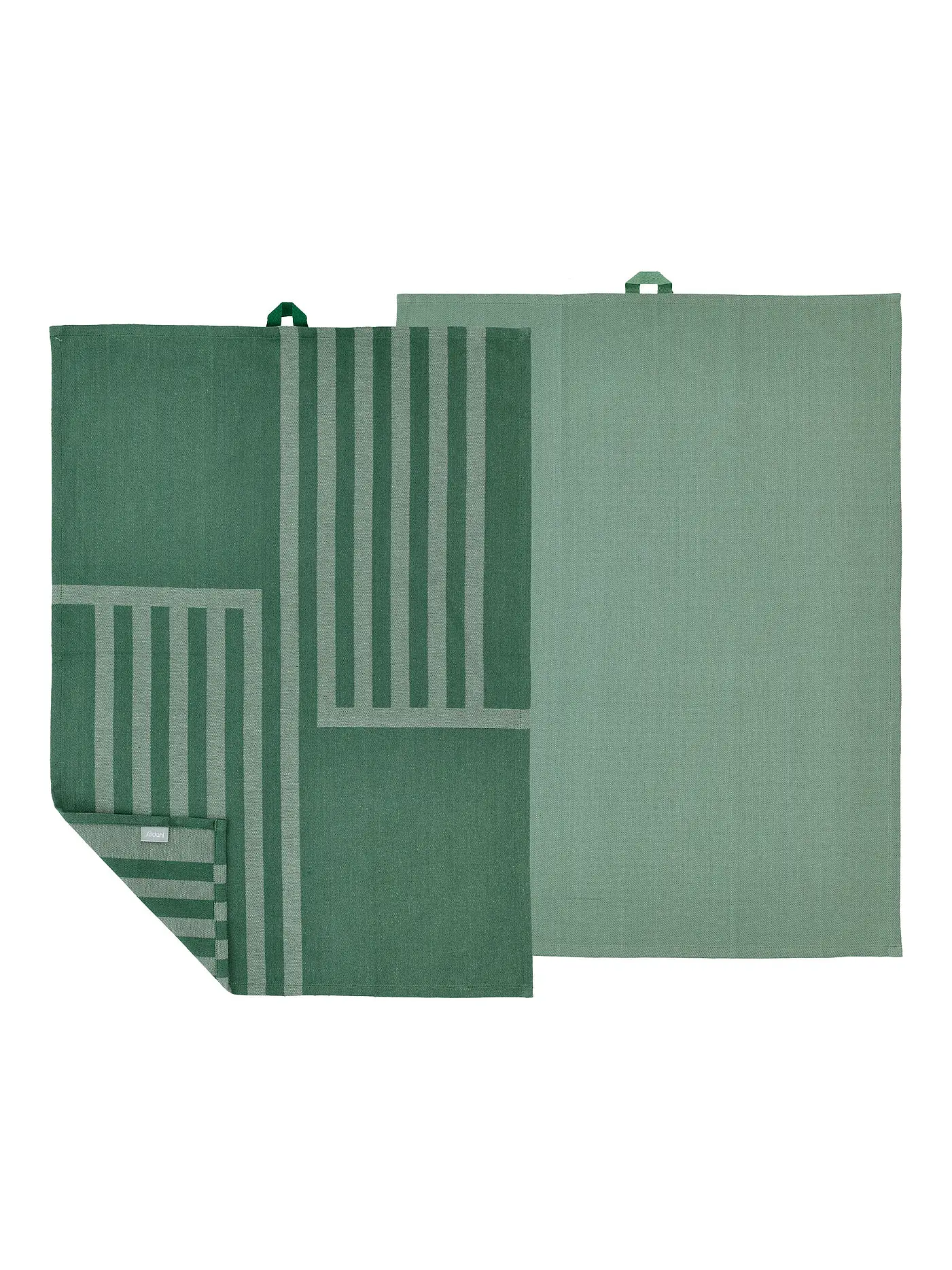 SOEDAHL | Geschirrtuch-Set 2tlg REFLECTION Pine Green  | dunkelgrün