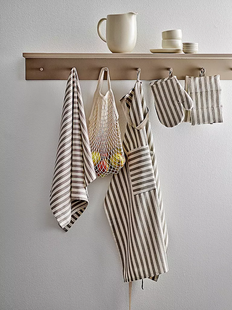 SOEDAHL | Schürze HARMONY Taupe  | hellbraun