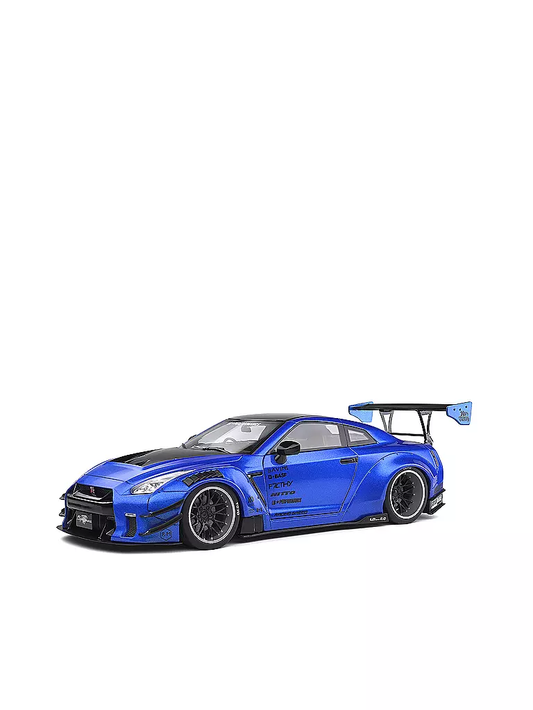SOLIDO | Modellauto - 1:18 Nissan GTR 35 blau | blau