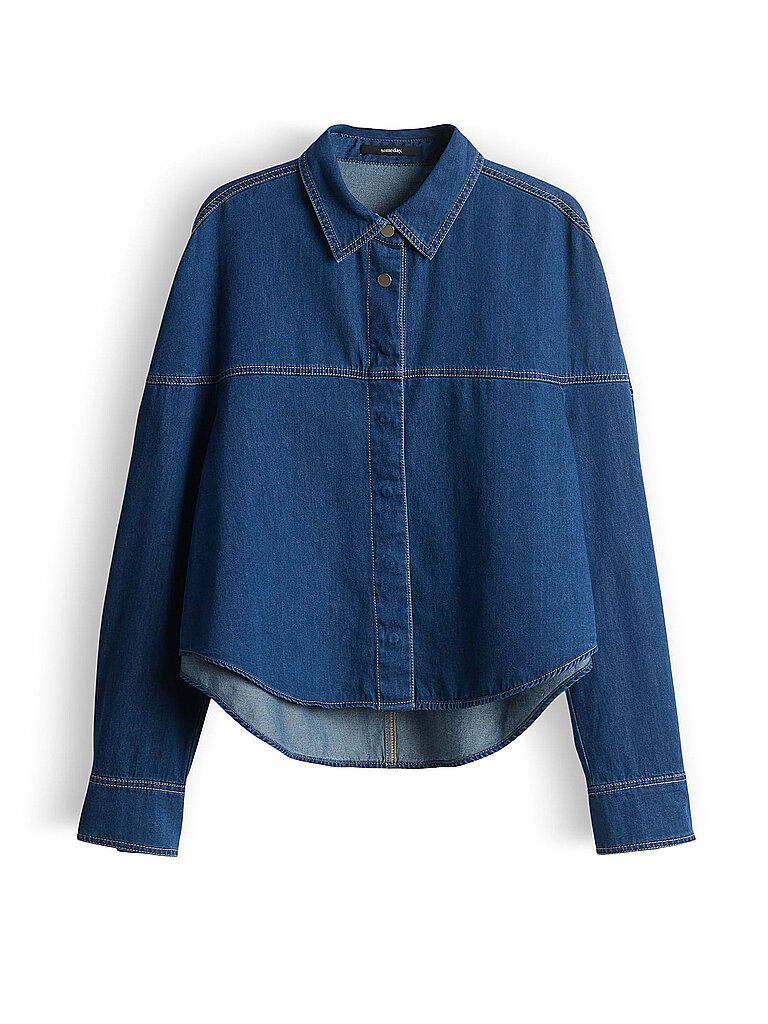 SOMEDAY Jeansbluse ZOLYA blau | 36